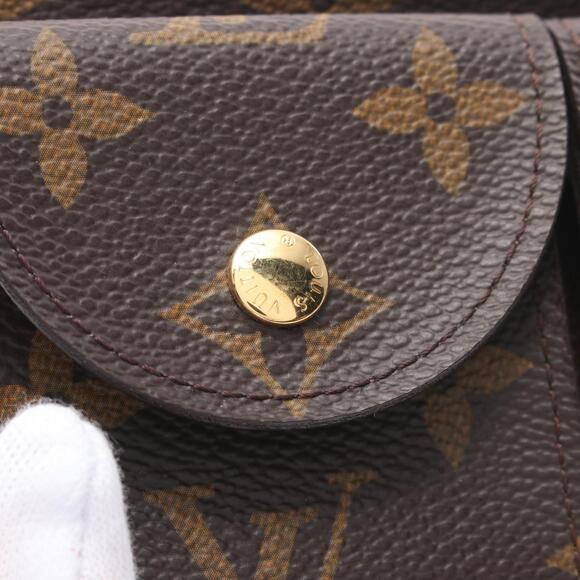 Louis Vuitton Santur Pochette Duo Monogram Waist Bag Brown Canvas - Picture 8 of 8